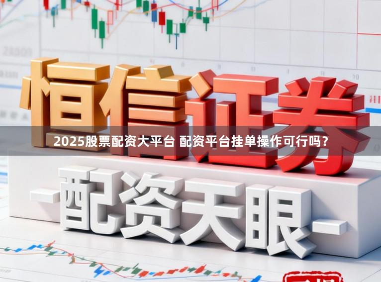 2025股票配资大平台 配资平台挂单操作可行吗？